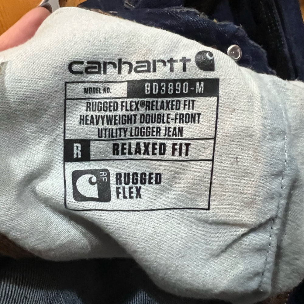 Carhartt Loose Fit Double-Front Utility Logger Jean - Picture 5 of 6